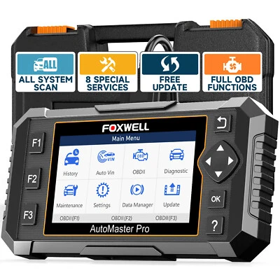 FOXWELL NT624 Elite Full System Auto Diagnostic Scan Tool OBD2 Scanner TPMS Oil - Image 1 of 4