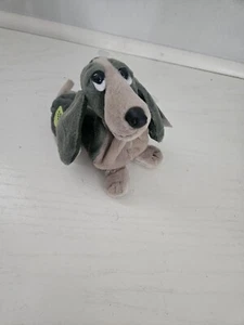 Rare Green Hush Puppies Special Edition Bean Bag Plush 5” Dog New - Picture 1 of 10