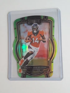 Select Courtland Sutton Club Level 2022 verde lima SP#239/299-BRONCO ALL PRO-270 - Imagen 1 de 2