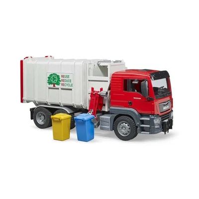 Bruder Toys 1:16 Scale MAN TGA Side Loading Garbage Truck - Image 1 of 4