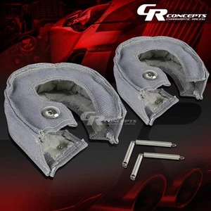 2X CARGADOR TURBO PLATA FIBRA DE VIDRIO MANTA ENVOLTURA TÉRMICA T25/T28 GT25 GT28 GT30 GT35 - Imagen 1 de 4