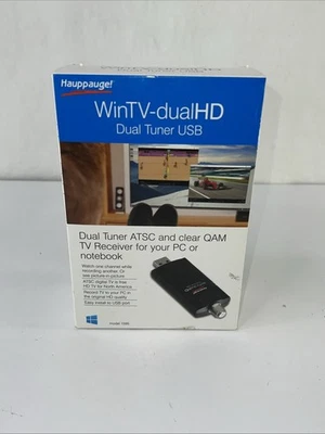 Hauppauge 1595 WinTV-DualHD Dual USB 2.0 HD TV Tuner for Windows PC *NEW SEALED! - Image 1 of 4