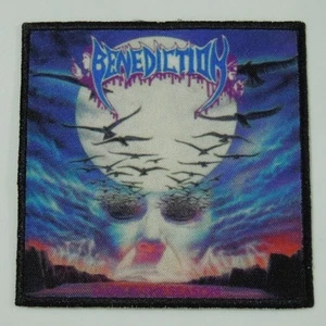 BENEDICTION Dark Is The Season PEQUEÑO PARCHE Logotipo de Banda Impreso - Imagen 1 de 6