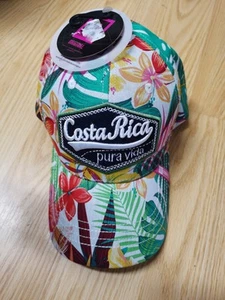 NWT Robin Ruth Costa Rica Pura Vida Floral Adjustable Hat - Picture 1 of 8