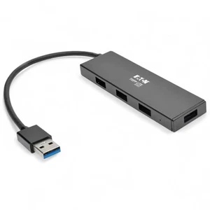 TRIPP-LITE 4-Port Portable Slim USB 3.0 Super Speed Hub w/Built In Cable - Picture 1 of 5