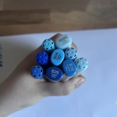 Copic Sketch und Ciao Marker Set 💙 2B Blau - Bild 1 von 3