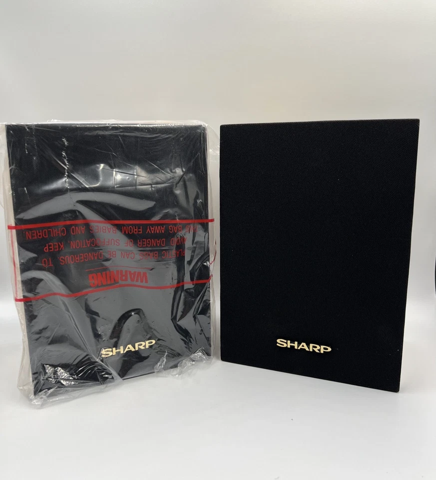 Par de altavoces de estantería Sharp CP-S96P de colección: 30 W, grano de madera, hechos en Taiwán Foto 1 de 4