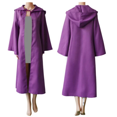 Capa Larga Con Capucha para Halloween Disfraces Cosplay Hombres Mujeres Medieval Renaissan Foto 1 de 4