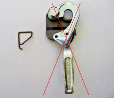 Federsicherung Pendelverschluss Bordwandverschluß verzinkt LINKS L20063 - Bild 1 von 2