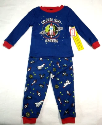 Kidgets• Size 2T• Boys• 2Pc. Blast Off To Bed! Spaceship PJ Set• NWT• - Image 1 of 4