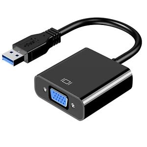 USB to VGA Adapter for Monitor, VGA to USB 3.0/2.0 Converter 1080P Multi-Disp...