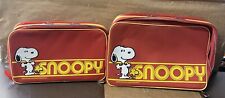 Vtg 1965 SNOOPY & Woodstock Collectible Child's Suitcase Aviva Peanuts Schulz