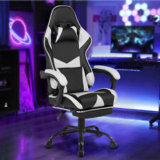 Ergonomic Gaming Chair  Executive Office Computer High Back Recliner PU Leather