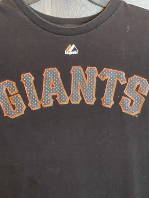 Camisa Majestic San Francisco Giants Para Hombre XL Dri Para Manga Corta MLB Béisbol Foto 1 de 4