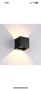 Indoor/Outdoor 6W/10W LED Wall Sconce Light Fixture Waterproof Up/Down Lamp Yard - Picture 1 of 12