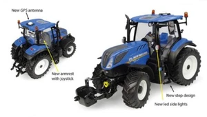 New Holland T7.165S Tractor 1:32 Model 6365 UNIVERSAL HOBBIES - Picture 1 of 1