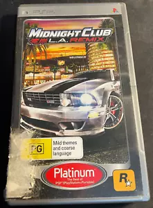 MIDNIGHT CLUB L.A. REMIX by ROCKSTAR GAMES | SONY PSP + MANUAL INCLUDED - Picture 1 of 3