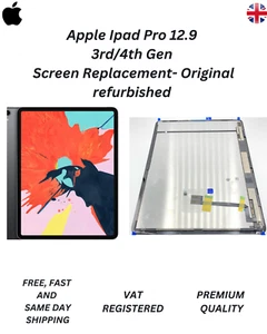 Repuesto Pantalla LCD Negra Original Apple iPad Pro 12.9 3ª/4ª Generación - Imagen 1 de 3