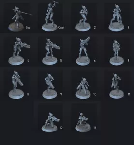 femme breacher tau 14 figurine - Imagen 1 de 1
