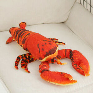 Wholesale Vivid Sea Animal Lobster Stuffed Toy Christmas Gift for Children Xmas