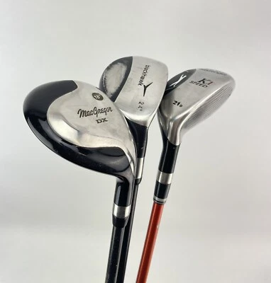 Mens Golf Hybrid Set 18,21&24* Regular Graphite /Right Handed /New Grips /19558 - Image 1 of 4