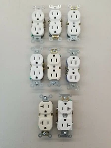 Leviton 15-20A 120V Receptacles, Lot of 8 Pieces (R4) - Picture 1 of 4