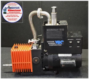 VBC MICROtorr 11-D + ALCATEL JM2004A INTEGRATED DIFFUSION PUMP SHIPS SAME BUSDAY - Picture 1 of 11