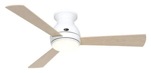 Energy saving Ceiling Fan with Light Eco Pallas White 116 CM Maple / Beech - Picture 1 of 4