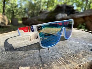 NEW Quiksilver Sunglasses UV400 Blenders Mens Womens USA Stars Stripes July 4th