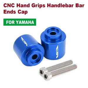 CNC Handle Grips Handlebar Bar Ends Cap R7 LOGO Fit For YAMAHA YZF R7 2021-2025 - Picture 1 of 8
