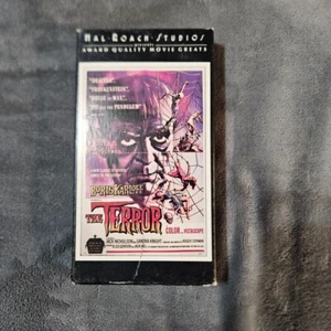 The Terror (VHS, 1985) Boris Karloff Jack Nicholson Roger Corman 1963 Horror - Bild 1 von 3