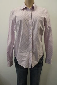 Charter Club Womens Pink Long Sleeve Button-Down Shirt Iron Free Cotton Size 12 - Picture 1 of 6