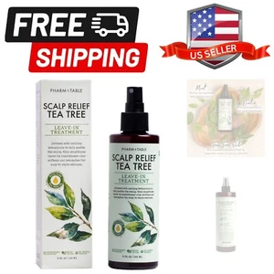 Leave-In Conditioner Tea Tree 240ml Soothes Itchy Scalp Detangles Hydrates - Picture 1 of 8