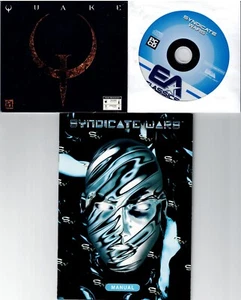 Quake & Syndicate Wars Pc New Both FULL Version DOS or W95-98 in DOS Mode - Picture 1 of 2