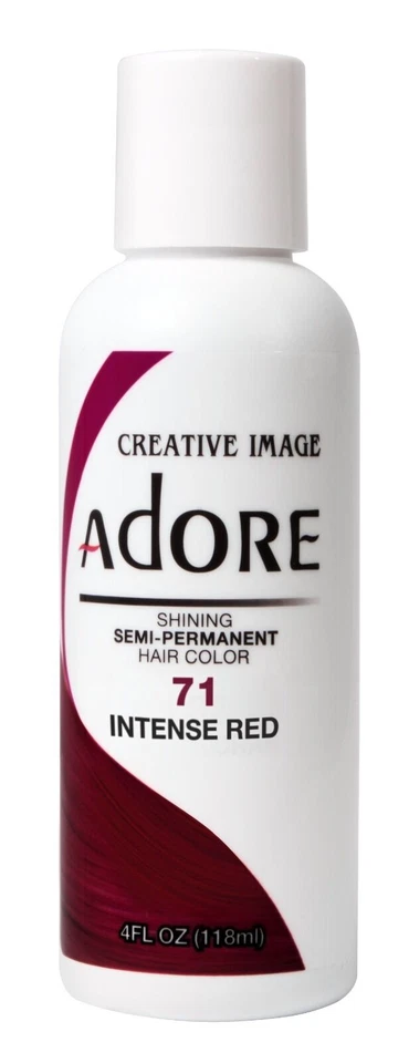 Adore Semi Permanent Hair Color, 71 Intense Red 4 oz  - Image 1 of 1
