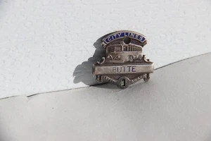Butte City Lines Butte MT Bus Sicherheit Auszeichnung Abzeichen Pin - Bild 1 von 3
