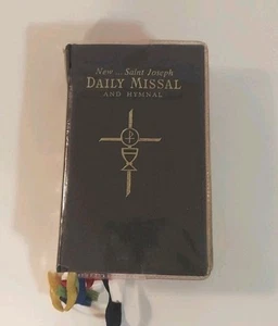VINTAGE 1960s ST. JOSEPH DAILY MISSAL AND HYMNAL NEW REVISED LITURGY Prayer Book - Foto 1 di 9
