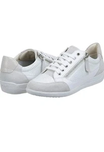 Geox D Myria A Mujer Informales Tenis Entrenadores Cuero Blanco ~ Reino Unido 5, UE 38, EE. UU. 7,5 - Imagen 1 de 8
