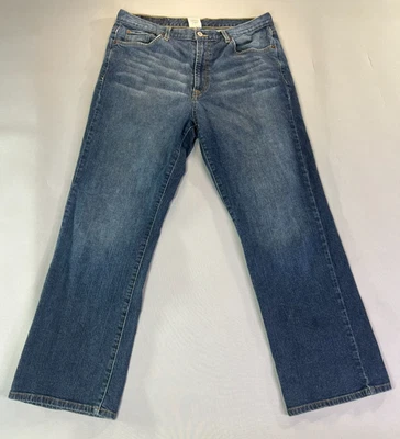Lucky Brand Mens Boot Cut Stretch Dungarees Jeans Short Length 34X40 Blue - Image 1 of 4