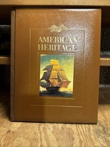 1983 April/Mai, American Heritage, HC Brown Book W/ Gray Spine - marine/marine - Bild 1 von 12