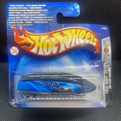 Hot Wheels 2003 Final Run #206 GM Lean Machine Black & Blue Short Card - Image 1 of 4