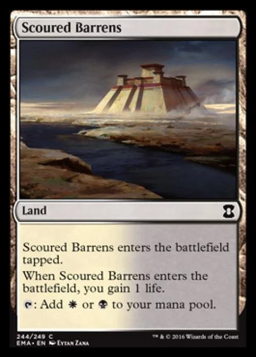 Scoured Barrens -Foil Near Mint MTG Eternal Masters - Image 1 of 1