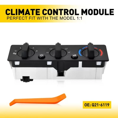 Q21-6119 A/C Heater Climate Control Module Panel Switch For Peterbilt Truck D - Image 1 of 4