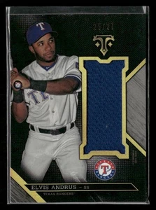 2016 Topps Triple Threads #UJR-EAN Elvis Andrus Unity Jumbo Relics Silver #/27 - Picture 1 of 2