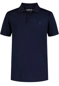 IZOD blau Jungen Performance Golf Gitter Kurzarm Stretch Kragen Polo Small-8 - Bild 1 von 7
