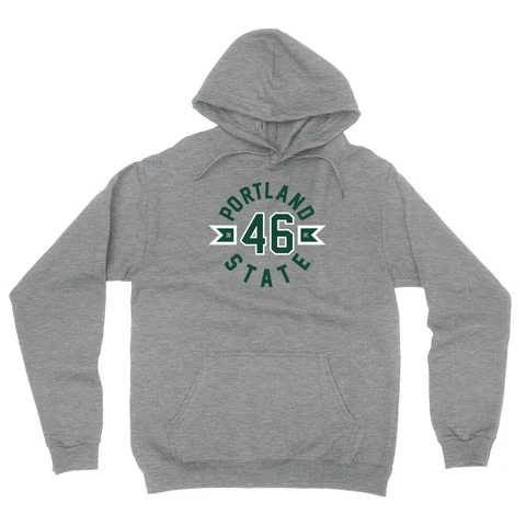 Venley Official NCAA Portland State Vikings '46 Men's / Women's Boyfriend Hoodie Cover