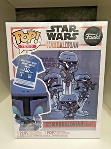 DEATH WATCH MANDALORIAN EXKLUSIVER POP + T-SHIRT KLEIN FUNKO STAR WARS #354 - Bild 1 von 11