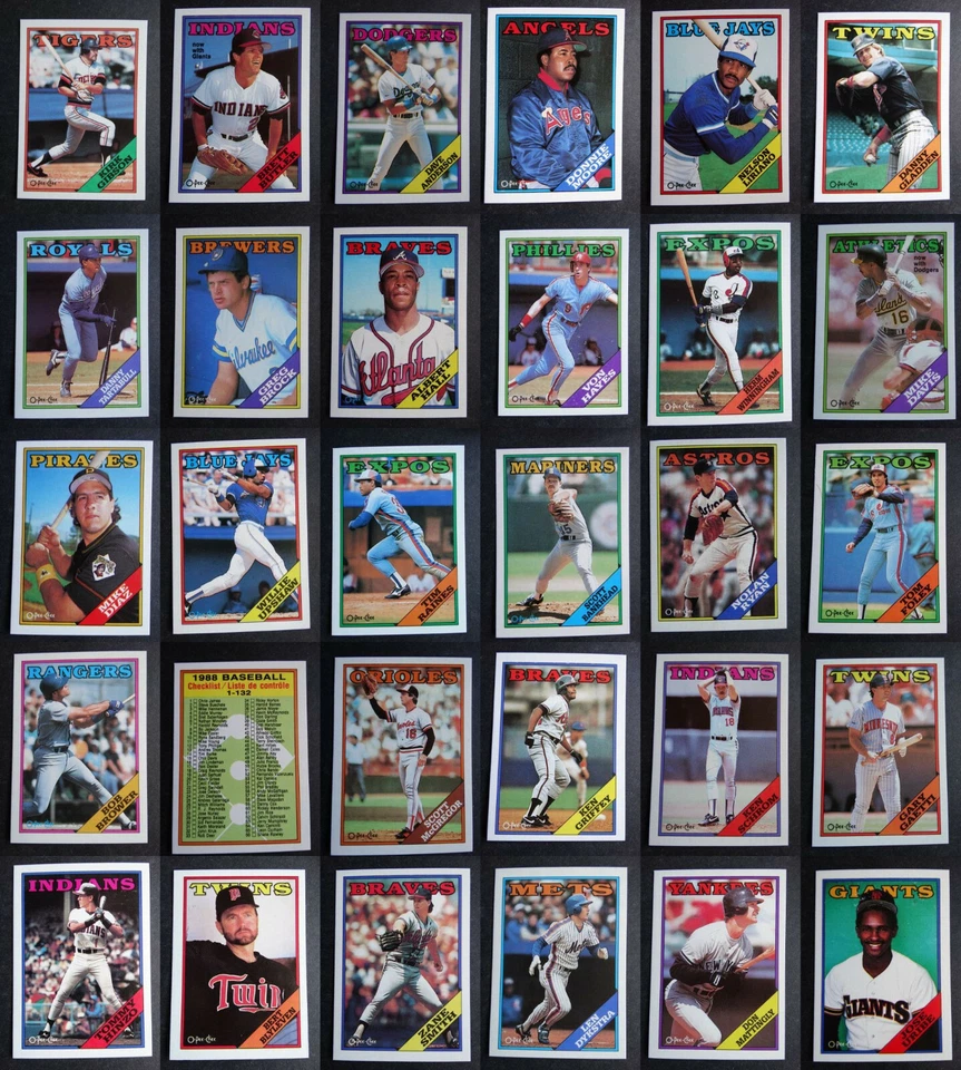 1988 O-Pee-Chee OPC Baseball Cards Complete Your Set U You Pick 201-396 - Image 1 of 1