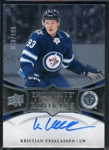 2018-19 Exquisite Collection Rookies Signatures #R13 Kristian Vesalainen 067/199 - Imagen 1 de 2