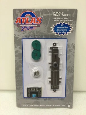 Atlas-O Code 148 #7099 2 Rail Right Hand Switch Machine - O Scale Nickel Silver - Image 1 of 3